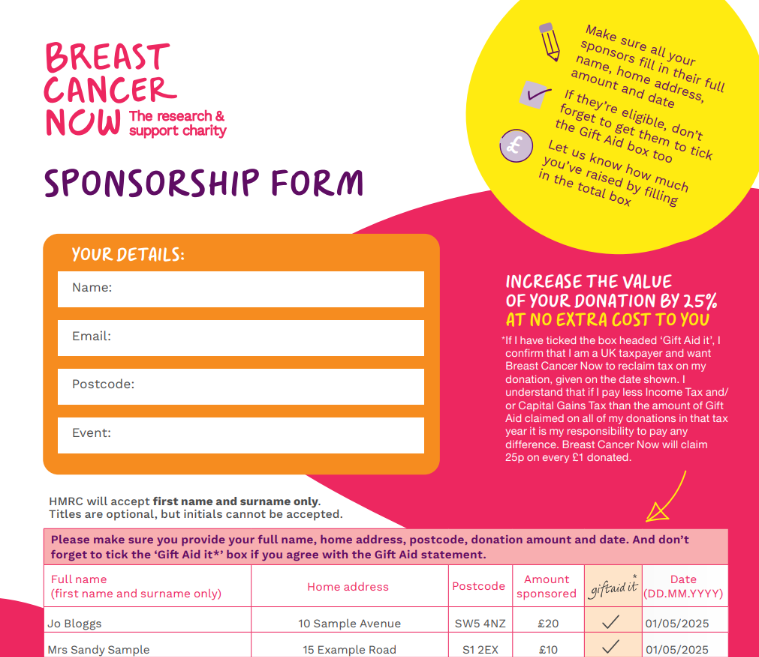 Sponsorship Form Cover Image