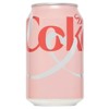 Product photo of a can of Diet Coke with Tickled Pink branding