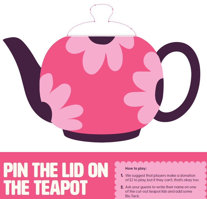 Afternoon Tea Pin The Lid On The Teapot