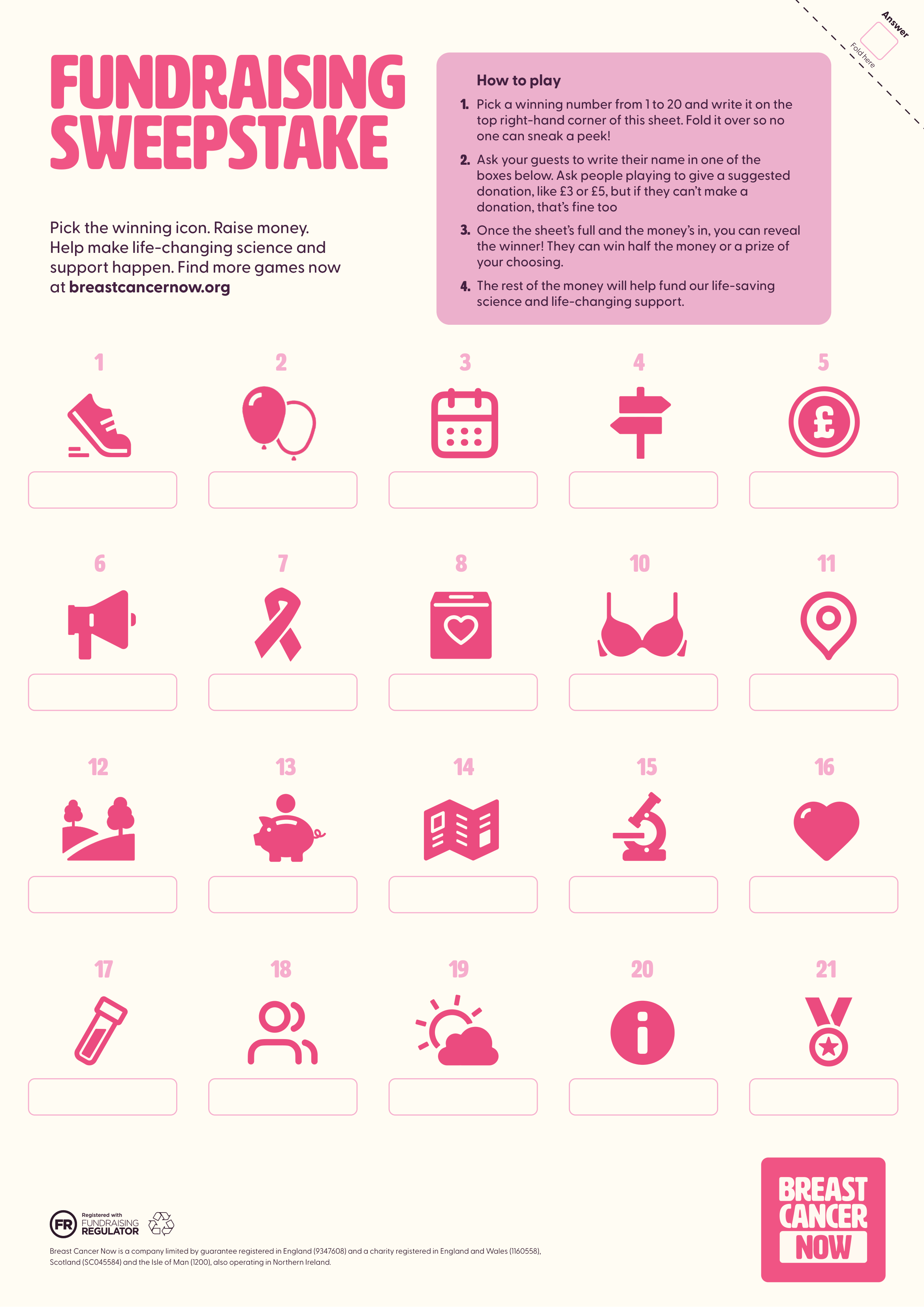 Pink Sweepstake Image